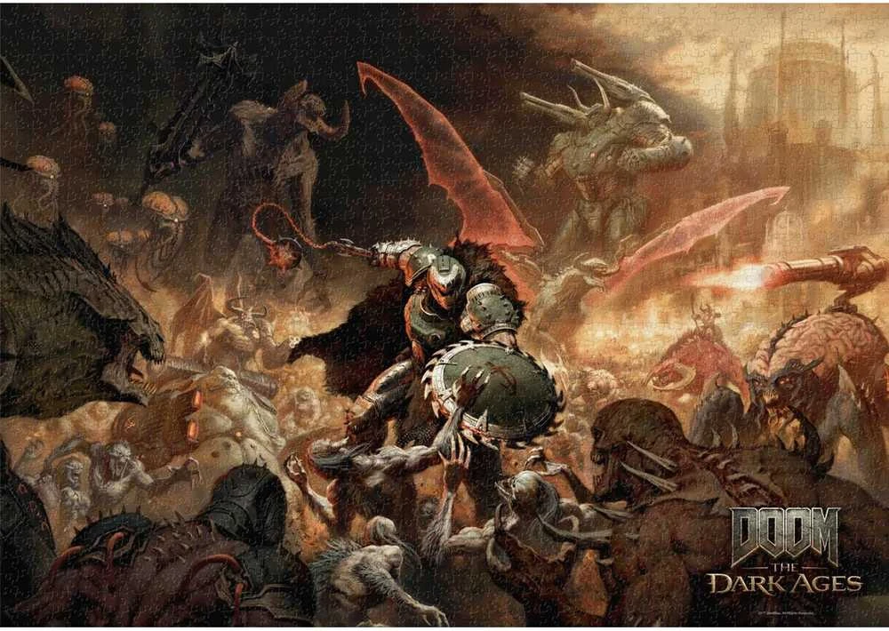Cenega Dėlionė „Good Loot Gaming“ – „Doom: The Dark Ages“ – „Slayer's Rage“ 1000 vnt.