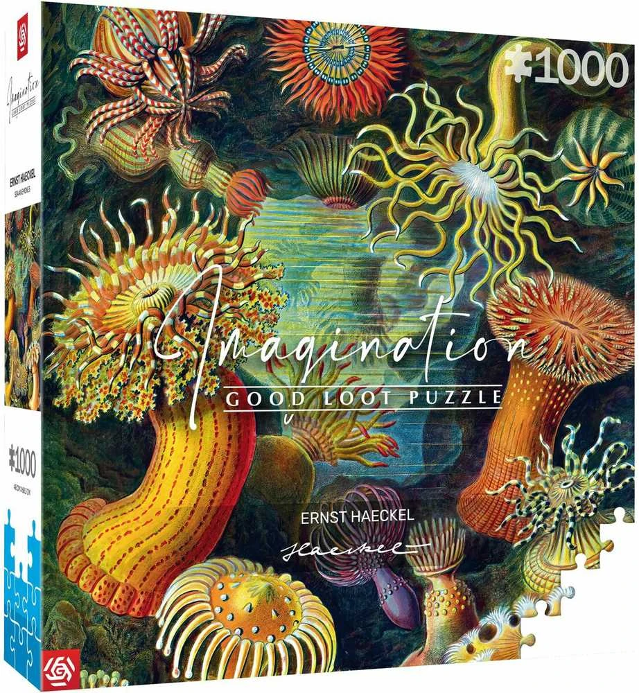 Cenega Vaizduotės dėlionė: Ernst Haeckel Jūros gyvūnai 1000 elementų