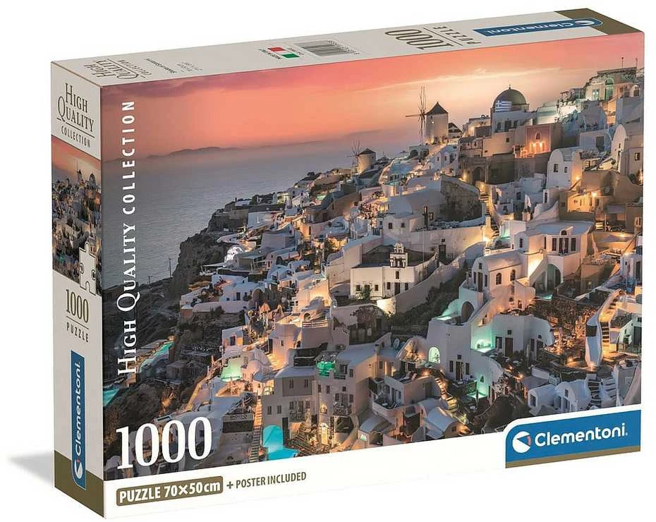 Clementoni Dėlionė 1000 vnt. - Santorini