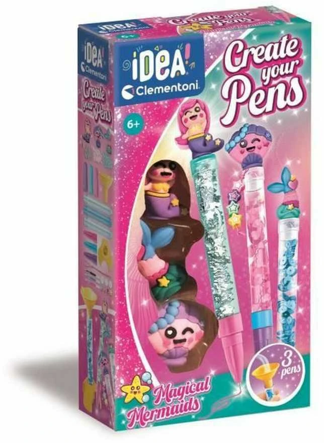 Dėlionė Kūrybos rinkinys Clementoni Highlighter Mermaids 18131