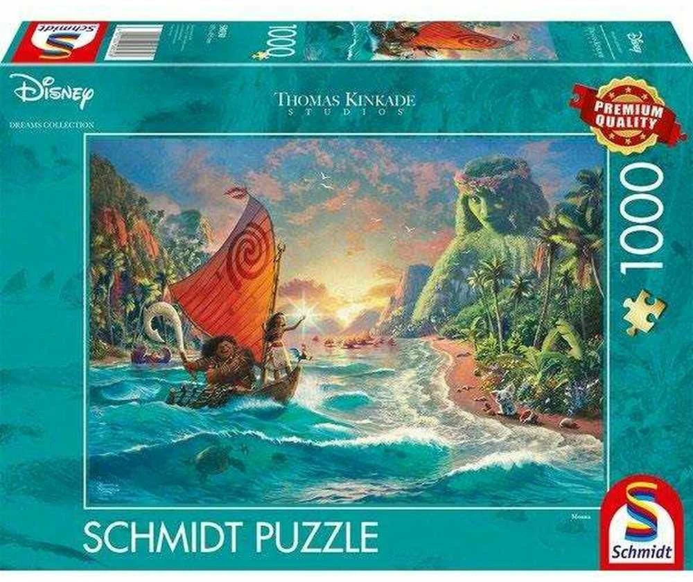 Dėlionė Schmidt,Disney Schmidt - Thomas Kinkade: Disney Vaiana (1000 detalių) (SCH8030)