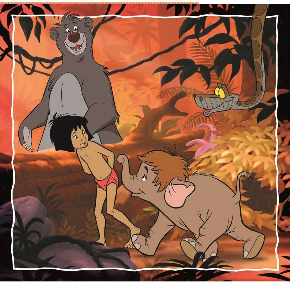 Clementoni Dėlionė 3x48 vnt. - Disney klasika