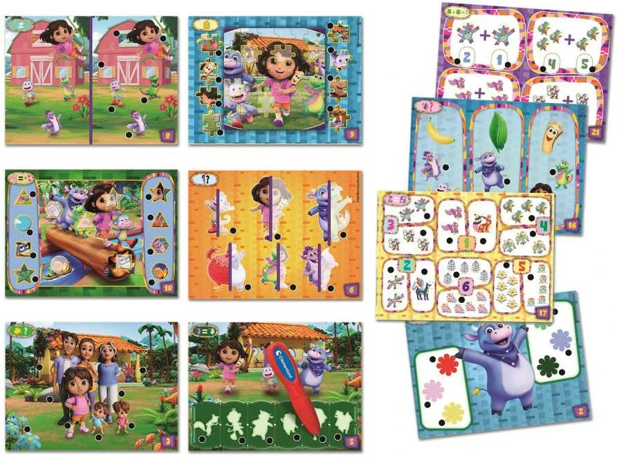 Dėlionė Clementoni Toys CLE interaktyvi viktorina Dora 16682