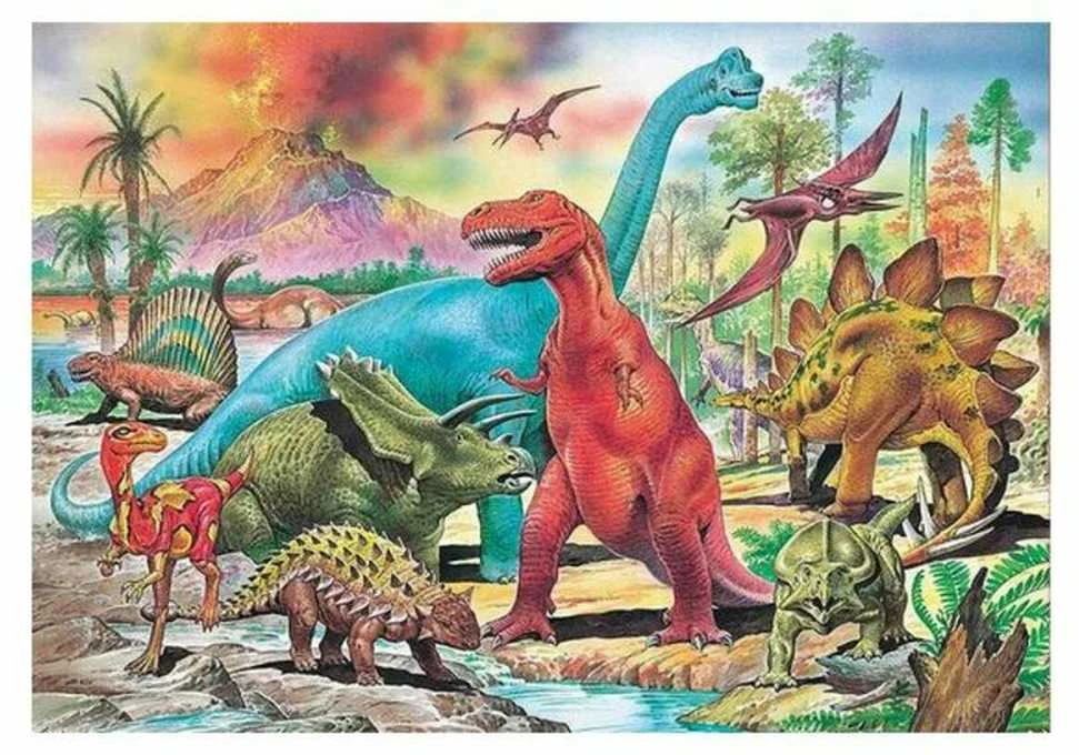 Educa dėlionė 100 vnt. - Dinozaurai