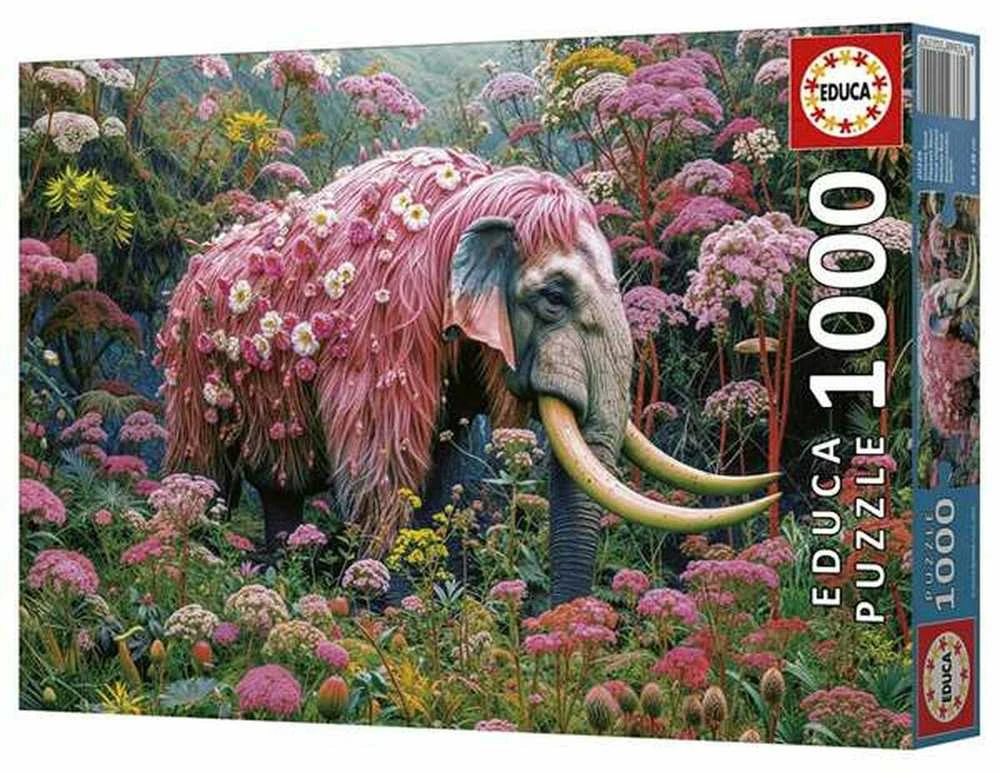 Dėlionė Educa Floral Elephant