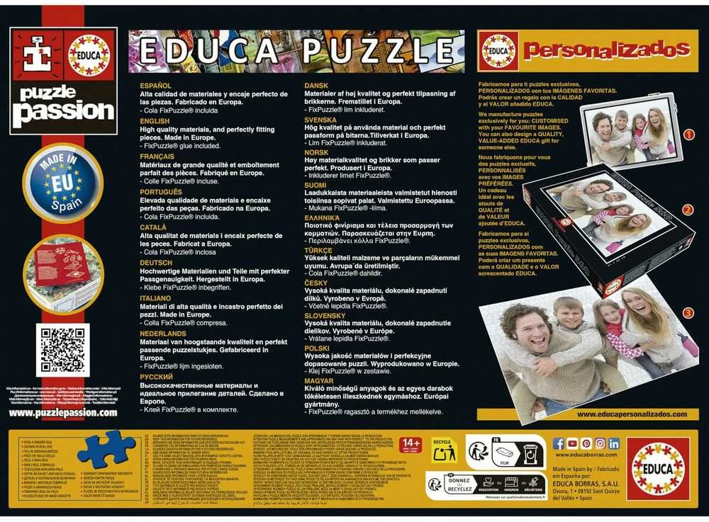Dėlionė Educa 1000 koralinių rifų Poseidonas