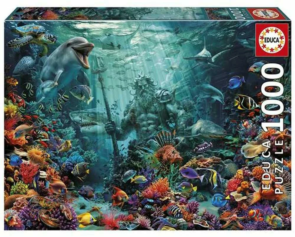 Dėlionė Educa 1000 koralinių rifų Poseidonas