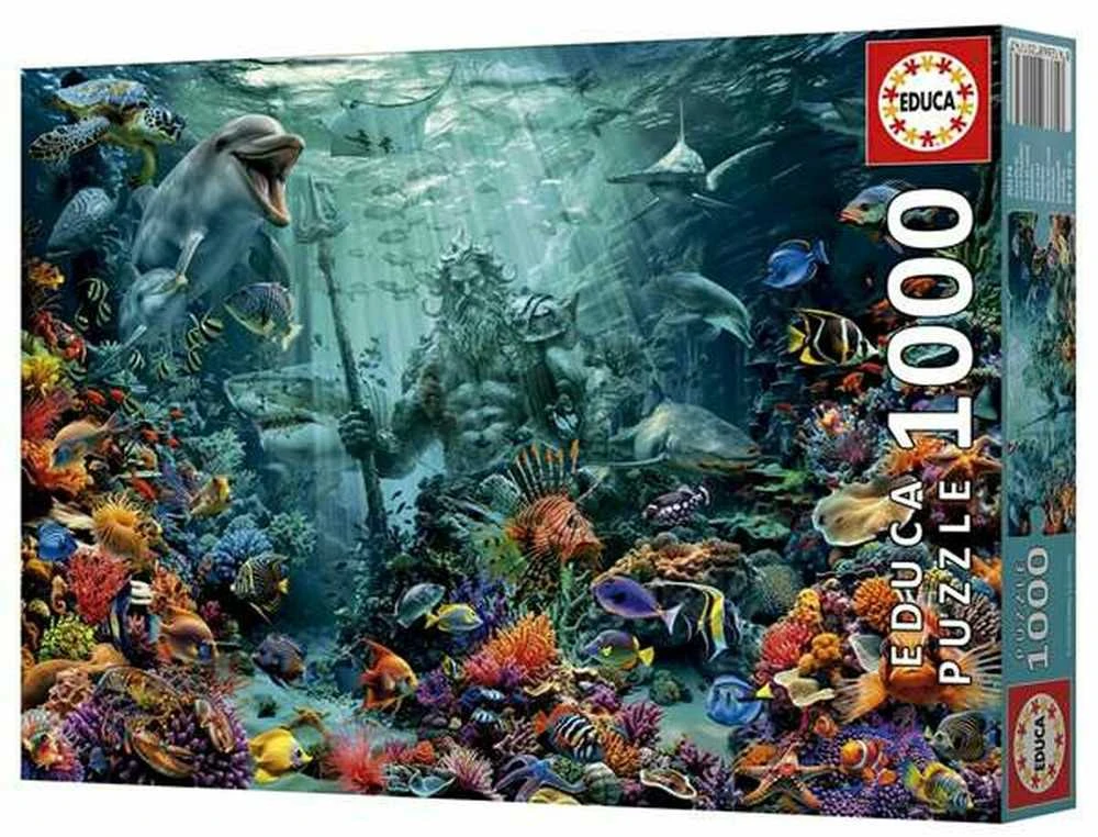 Dėlionė Educa 1000 koralinių rifų Poseidonas