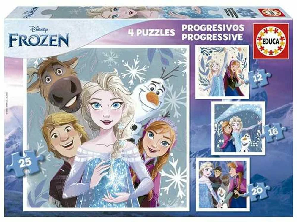 Dėlionė Frozen Laipsniškas sunkumo didinimas