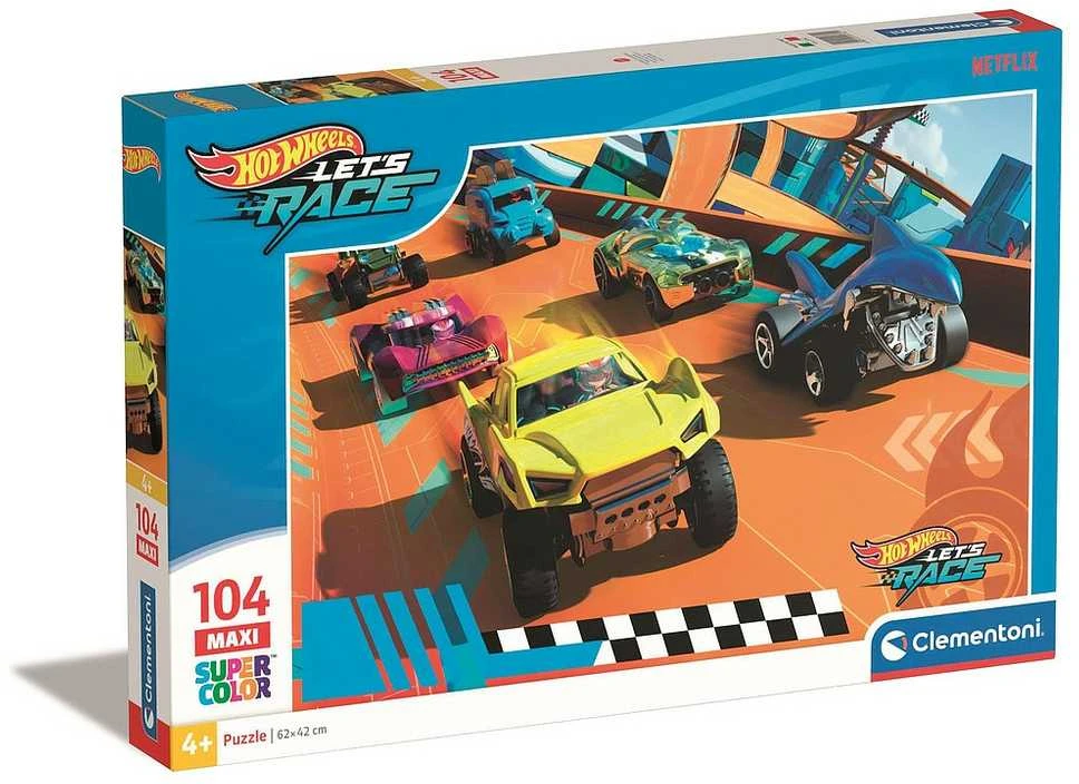 Clementoni Dėlionė 104 vnt. - Hot Wheels