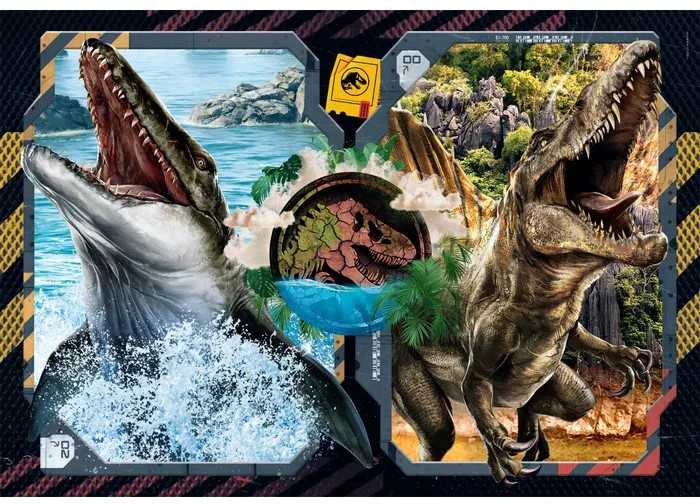 Clementoni Dėlionė 2x60 vnt. - Jurassic World