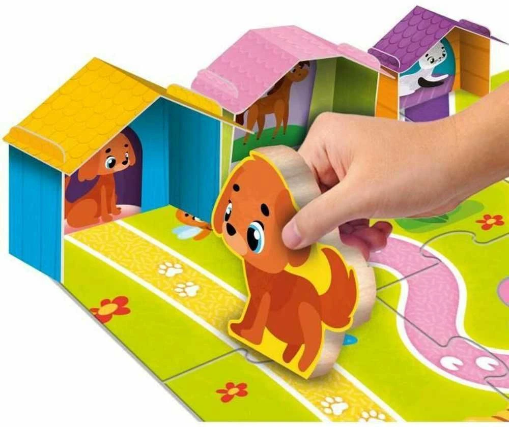 Lisciani LISCIANI MONTESSORI BABY WOOD DZIECIĘCA FARMA