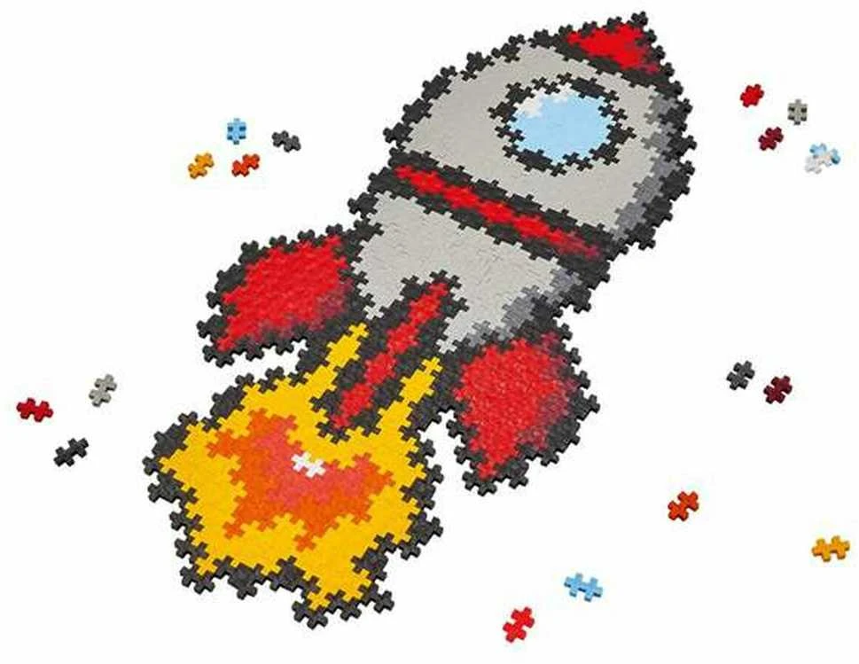 Plus Plus dėlionė pagal skaičius RAKETA, 500 det.