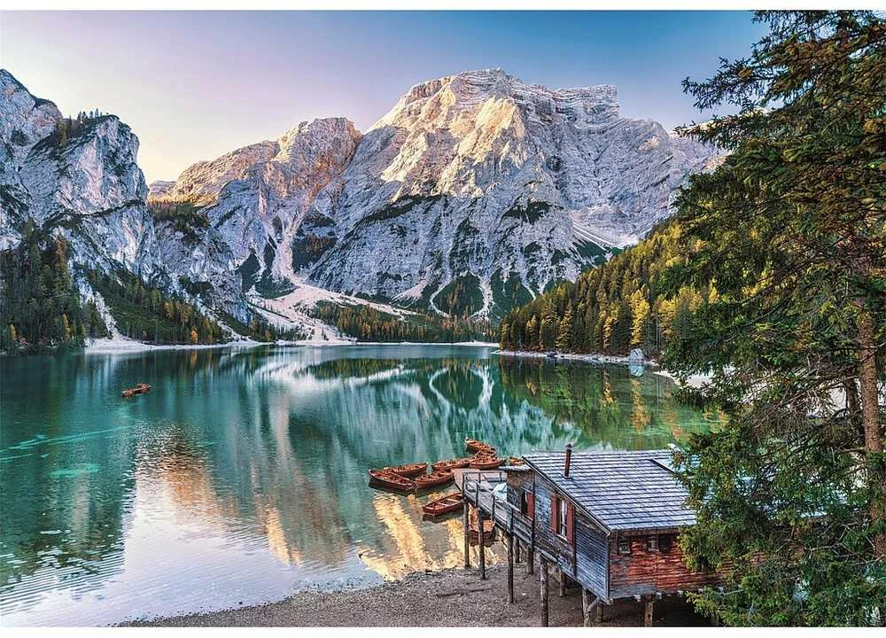 Clementoni Dėlionė 1000 vnt. - Smaragdinis Braies ežeras