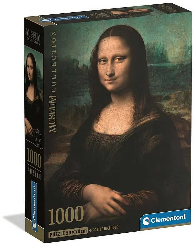 Clementoni Dėlionė 1000 vnt. - Leonardas da Vinčis: Mona Liza