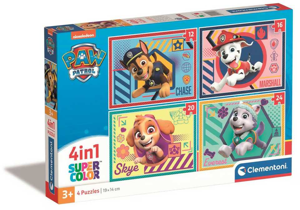 Clementoni Dėlionė 72 vnt. - Šunyčiai patruliai (PAW Patrol)