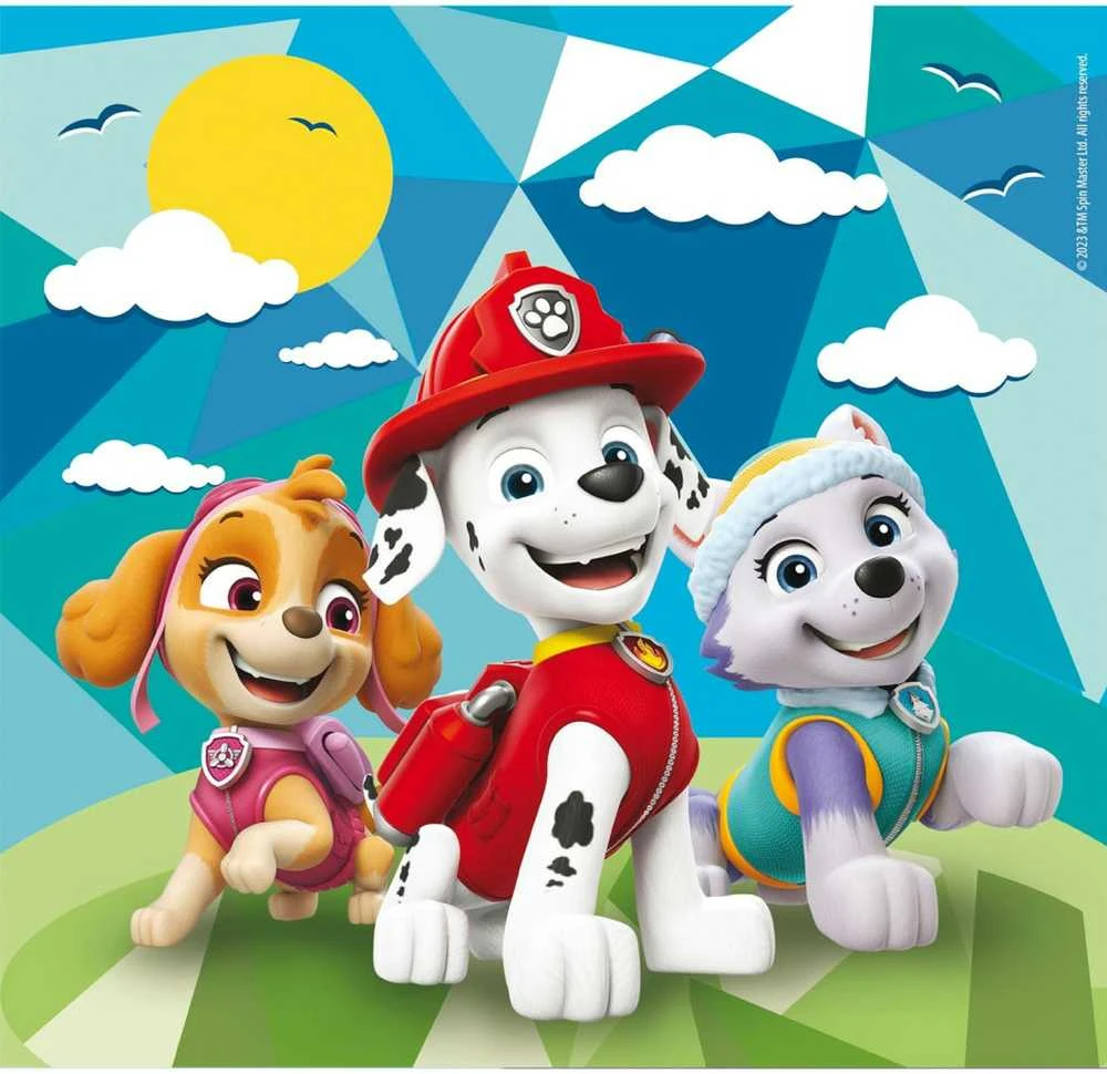 Clementoni Dėlionė 3x48 vnt. - Šunyčiai patruliai (PAW Patrol)