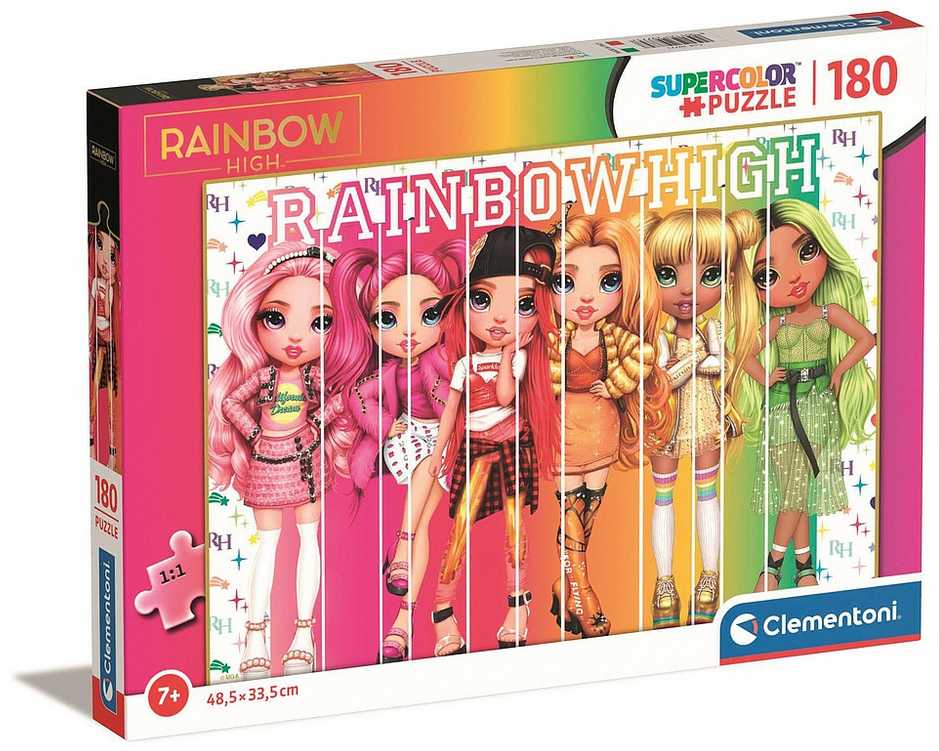 Clementoni Dėlionė 180 vnt. - Rainbow High