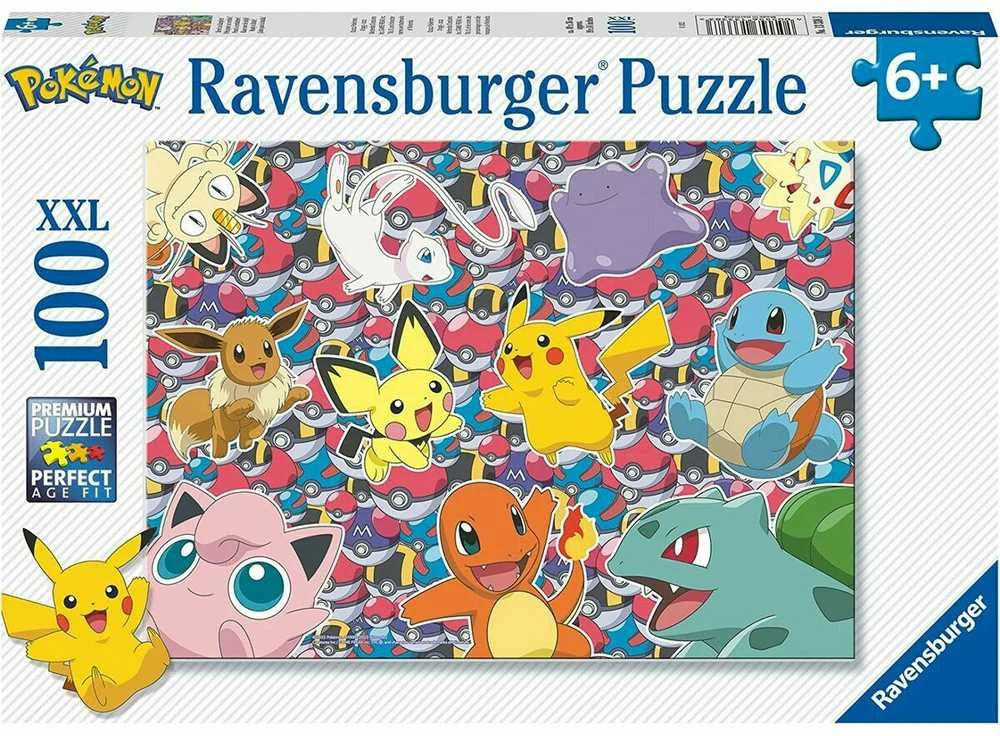 Ravensburger Dėlionė 100 vnt. - Pokémonai