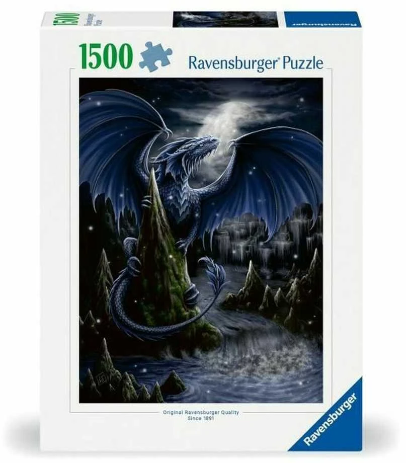 Ravensburger Dėlionė 1500 vnt. - Juodas drakonas