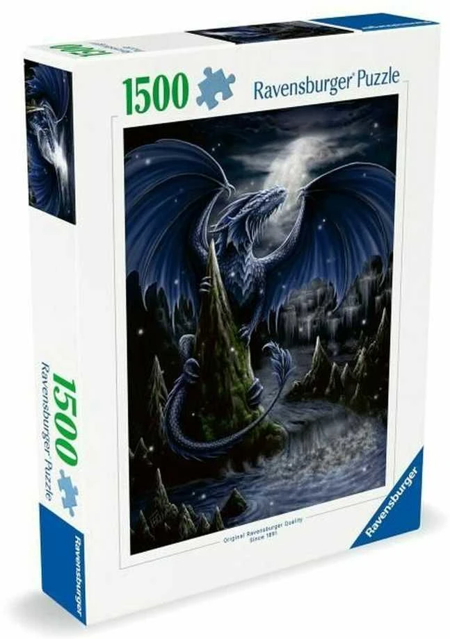 Ravensburger Dėlionė 1500 vnt. - Juodas drakonas