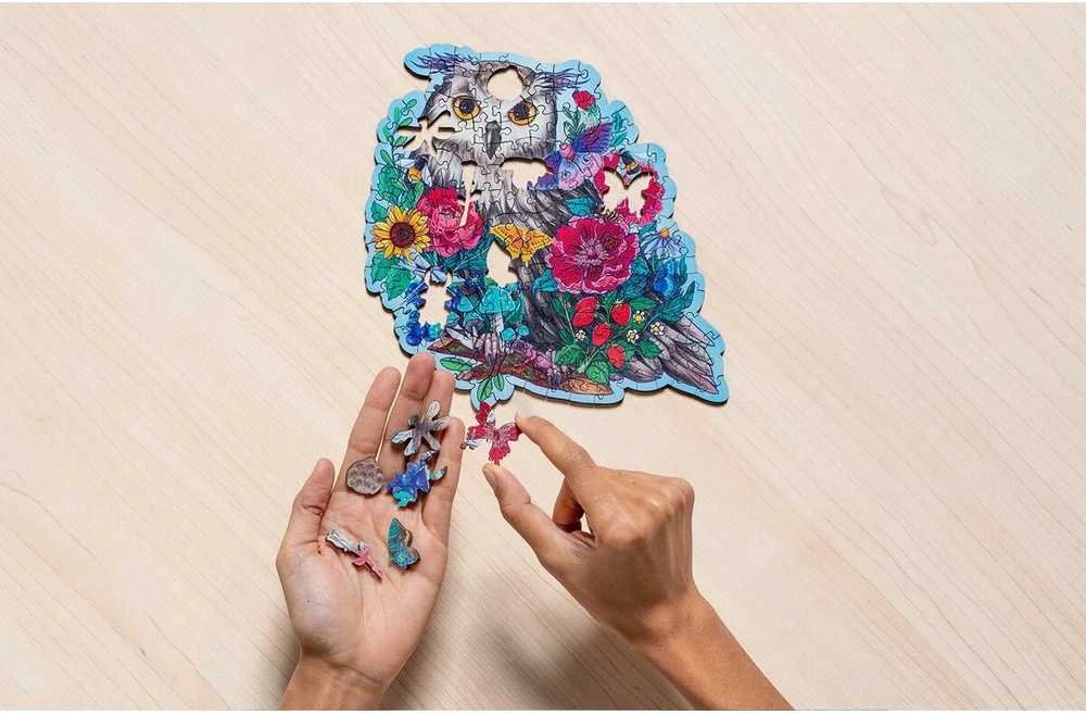 Ravensburger Medinė dėlionė 150 vnt. - Pelėda