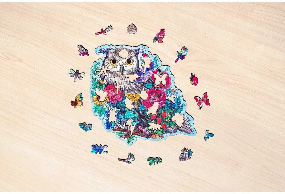 Ravensburger Medinė dėlionė 150 vnt. - Pelėda