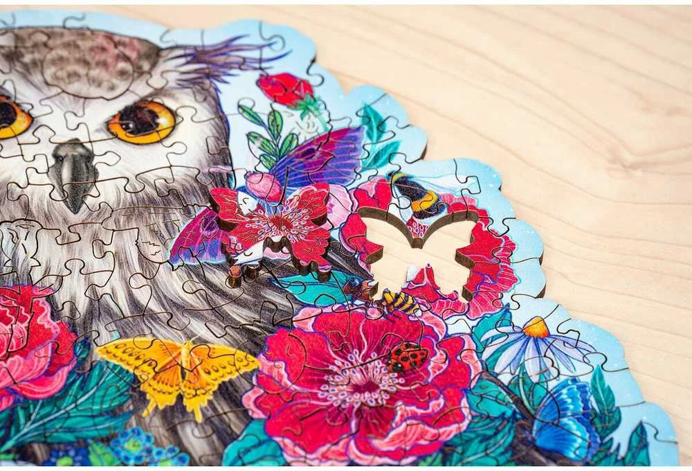 Ravensburger Medinė dėlionė 150 vnt. - Pelėda
