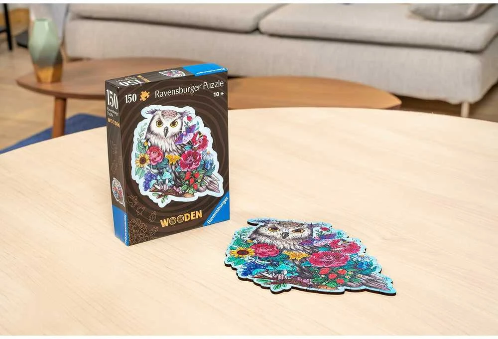 Ravensburger Medinė dėlionė 150 vnt. - Pelėda