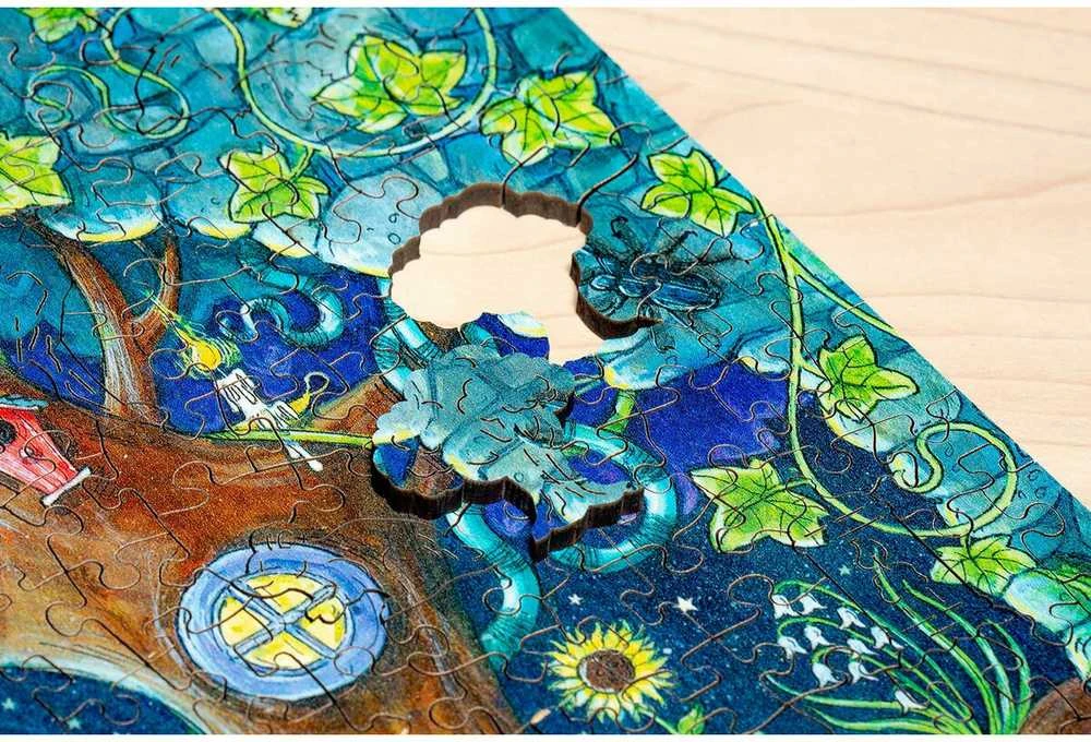 Ravensburger Medinė dėlionė 500 vnt. - Magiškas miškas