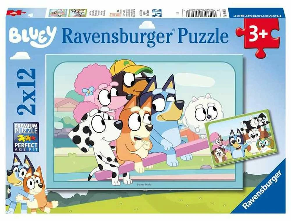 Ravensburger Dėlionė 2x12 vnt. - Bluey
