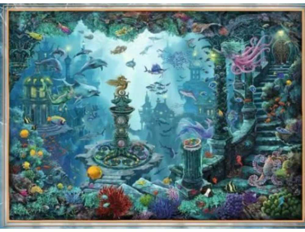 Ravensburger Escape Kids dėlionė „Povandeninė karalystė“, 368 det., nuo 9 m.