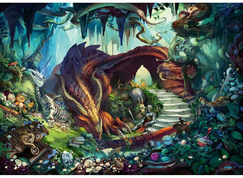 Ravensburger Escape dėlionė „Drakono ola“, 759 det., nuo 12 m.