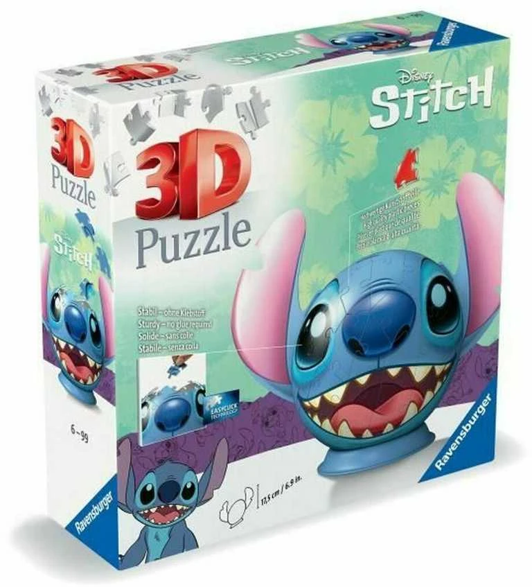 Ravensburger 3D Dėlionė 77 vnt. - Disney rutulys: Stičas