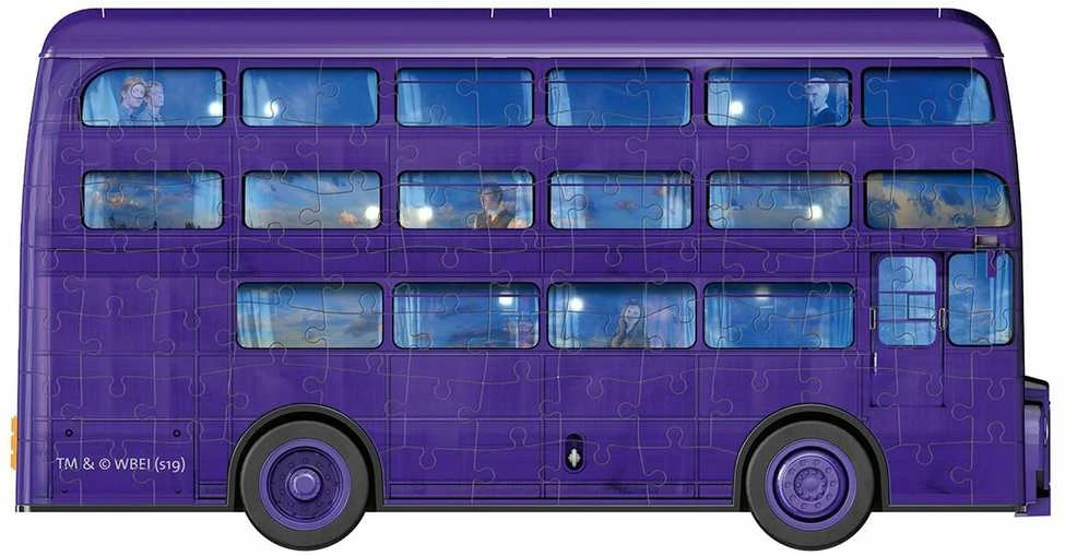 RAVENSBURGER 3D dėlionė Harry Potter Knight Bus, 216d., 11158