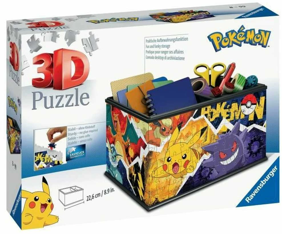 Ravensburger 3D Dėlionė 216 vnt. - Pokémon dėžutė