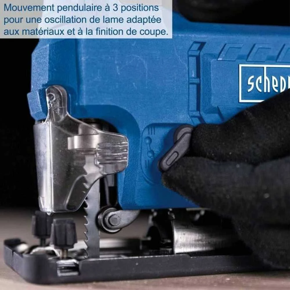 Akumuliatorinis siaurapjūklis C-JS220-X 20V, korpusas, Scheppach