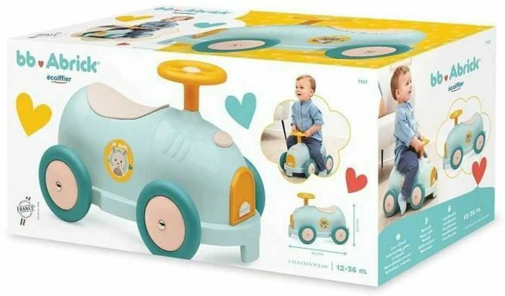 Ecoiffier Abrick mėlynas važiuojamasis automobilis 1+