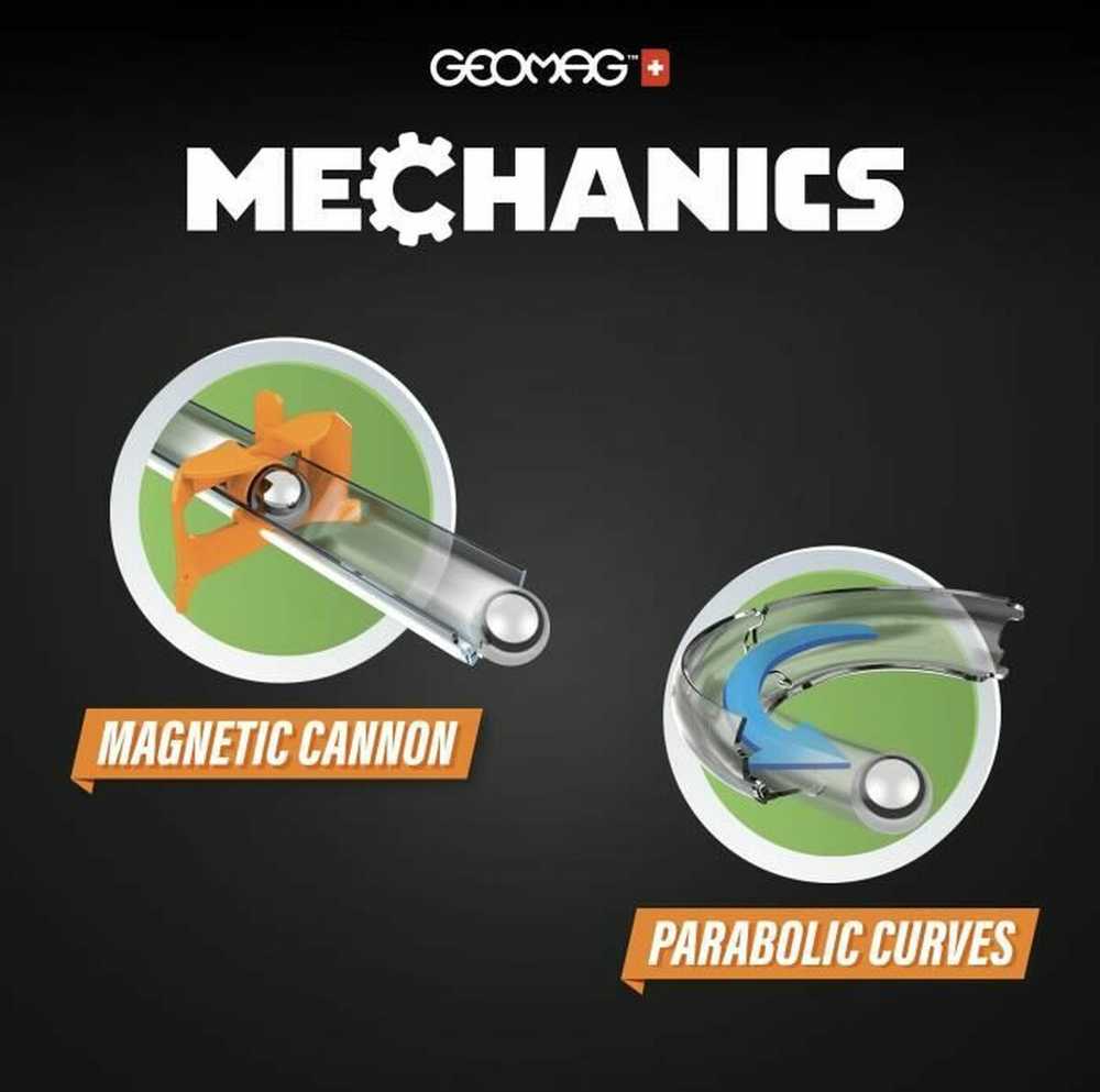 Trefl Geomag Magnetinis konstruktorius - Mechanika - Lenktynių trasa (67 vnt.)