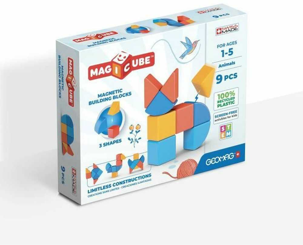 Geomag Magnetiniai kaladėlės - Gyvūnai (9 vnt.)