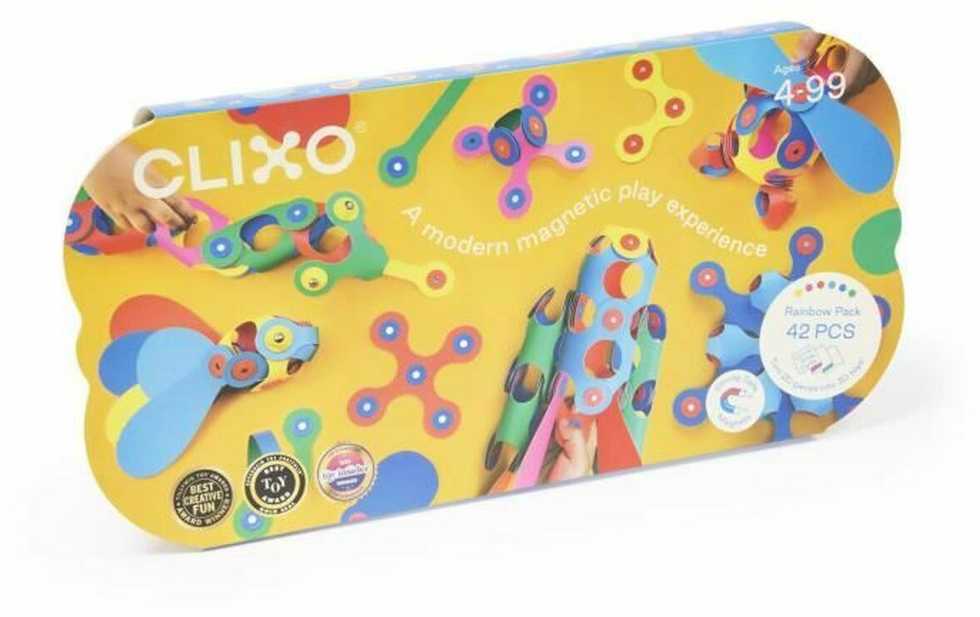 Magnetinis konstruktorius Clixo Rainbow Pack, 42 d.