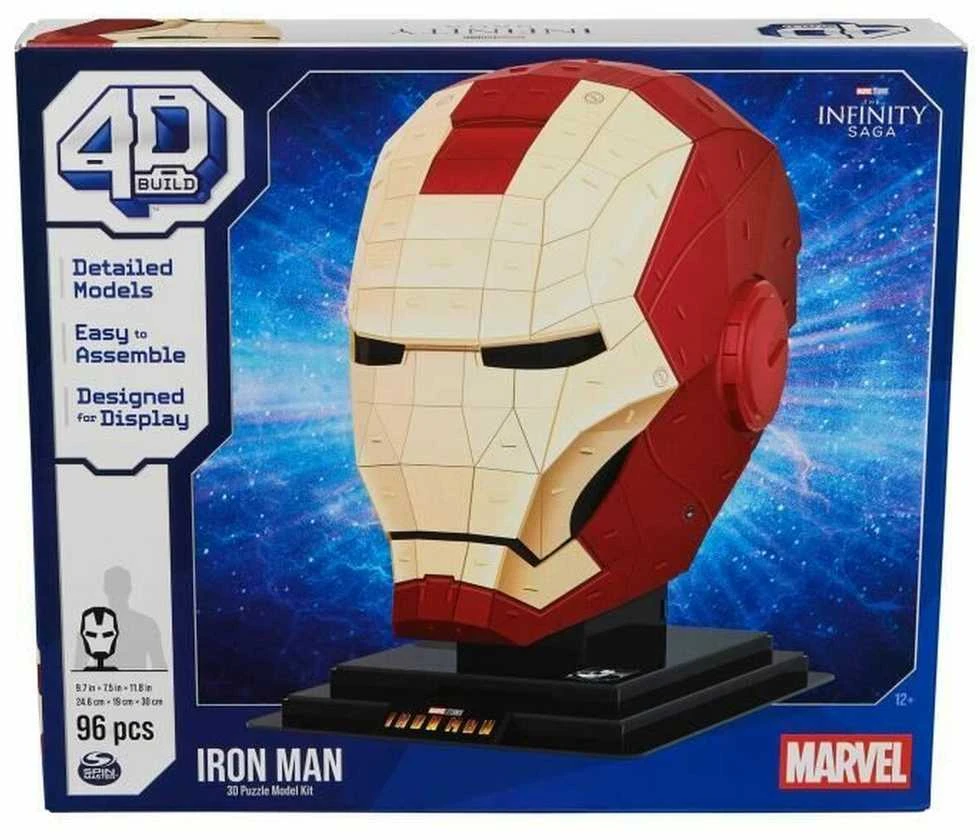 Spin Master MARVEL 4D dėlionė „Geležinio žmogaus šalmas“