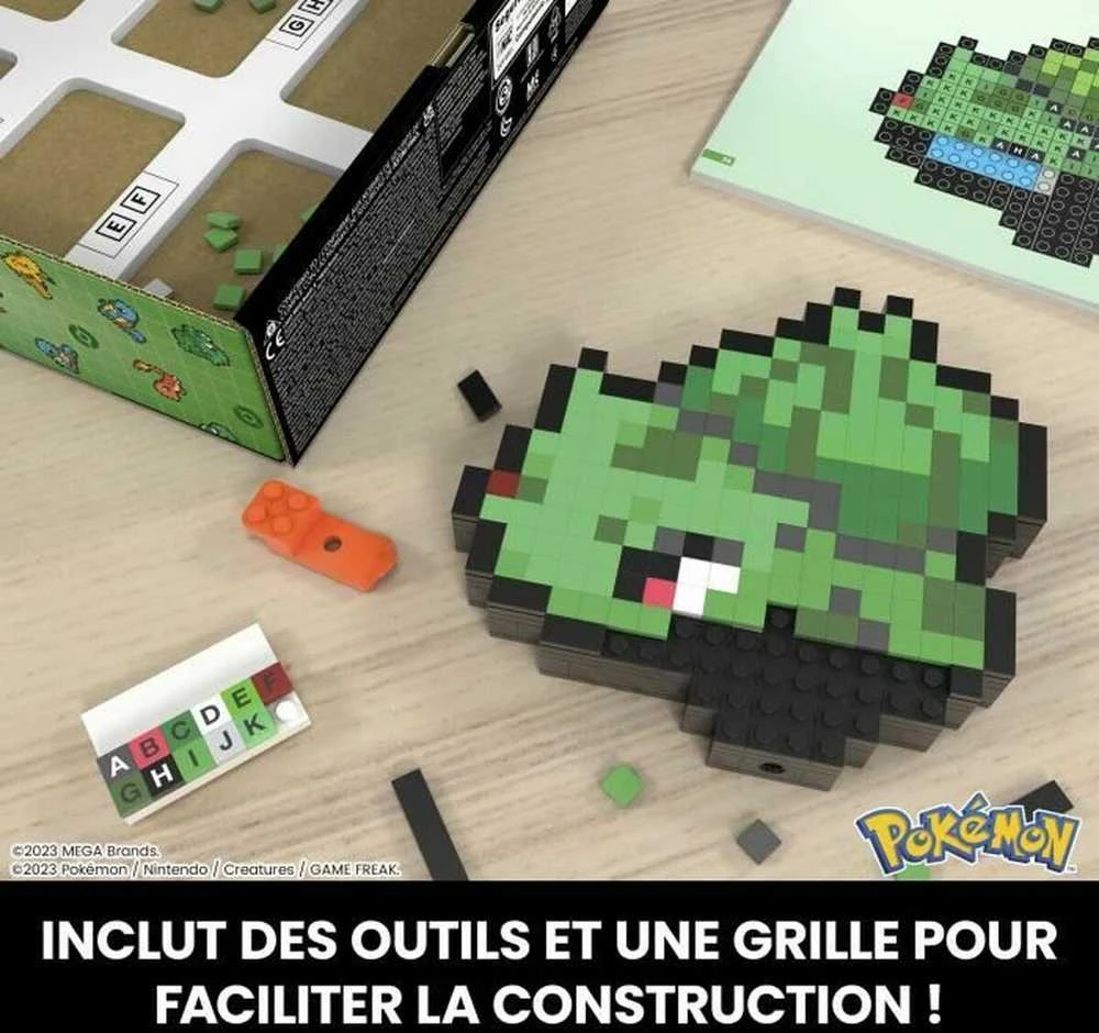 Mattel MEGA Pokemon Pixel Bulbasaur HTH75