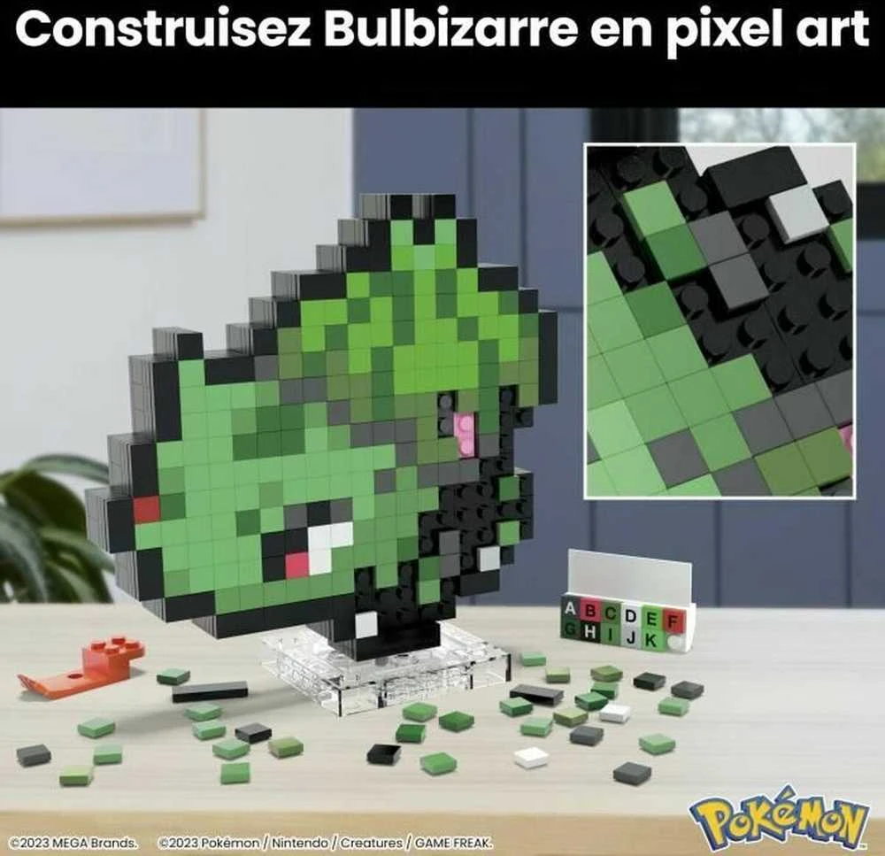 Mattel MEGA Pokemon Pixel Bulbasaur HTH75