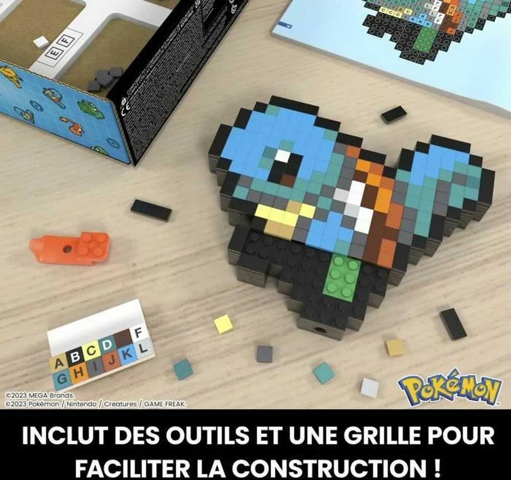 Mattel Konstruktorius Mega Construx Pokemon Pixel Squirtle HTH77