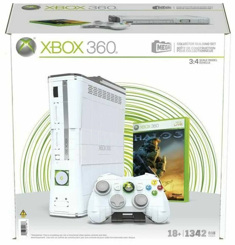 Mattel MEGA Microsoft XBOX 360 konstruktorius konsolės replika
