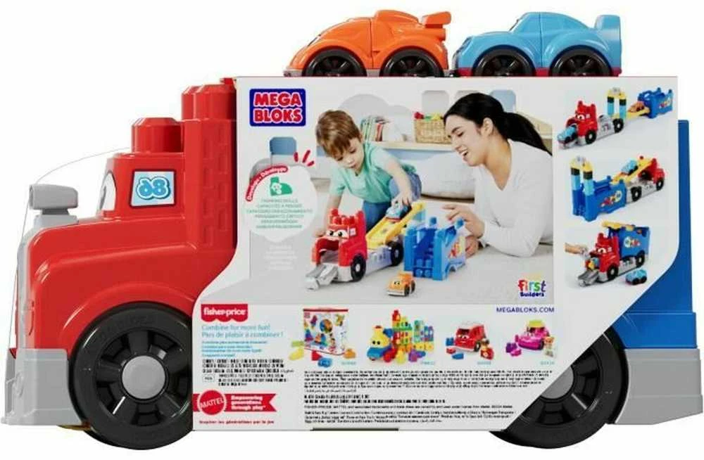 Fisher Price Mattel MEGA BLOKS konstruktorius – sunkvežimis su trasa (JFR29)