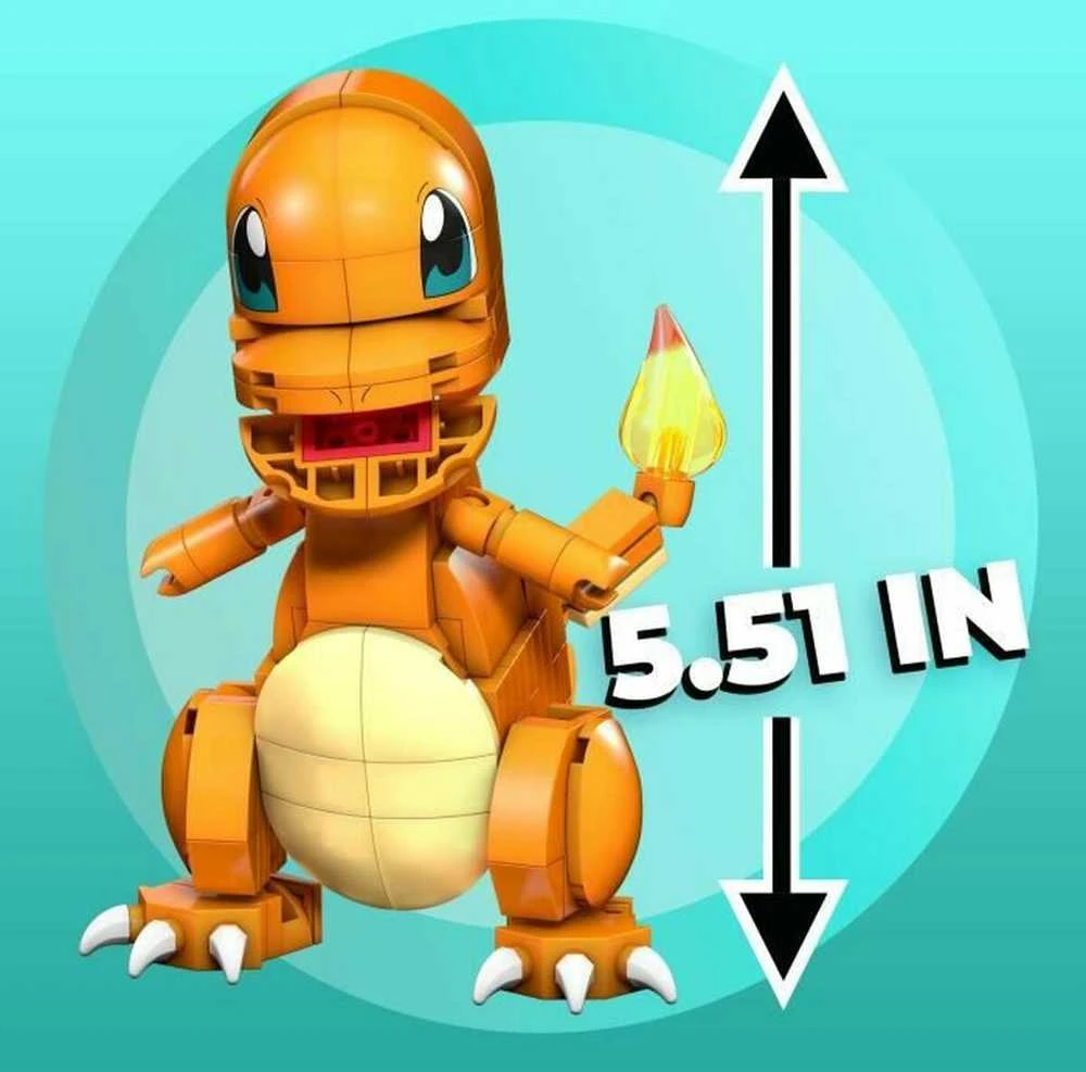 Mattel MEGA CONSTRUX POKEMON rinkinys – Charmander (GKY96)