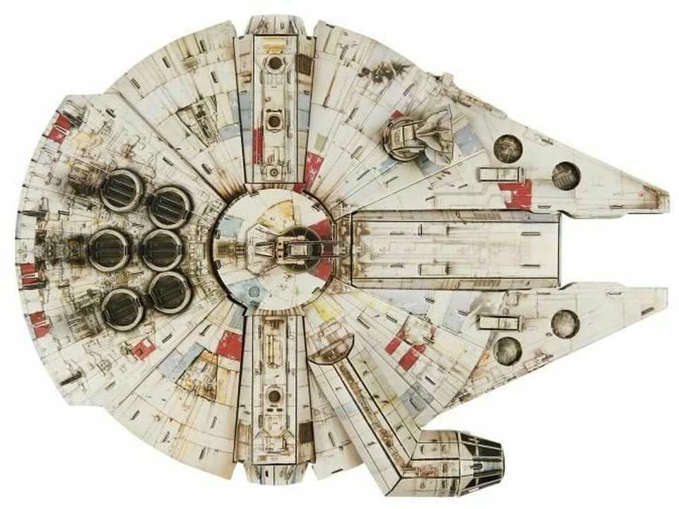 Spin Master STAR WARS 4D dėlionė „Žvaigždžių karai: Millennium Falcon“