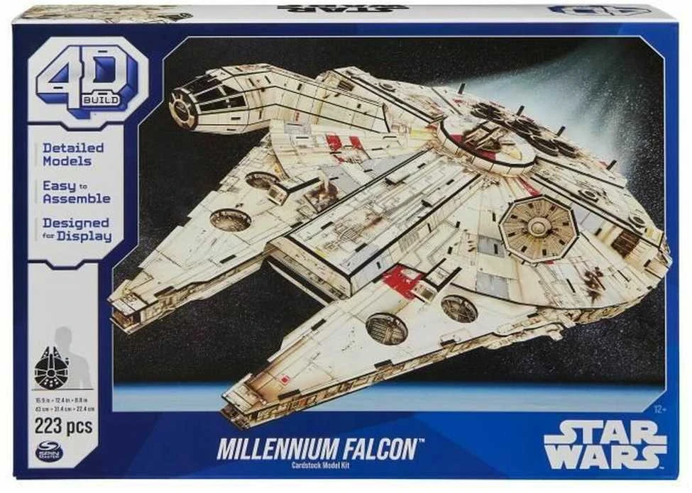 Spin Master STAR WARS 4D dėlionė „Žvaigždžių karai: Millennium Falcon“